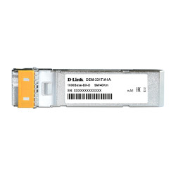 Трансивер/ DEM-331T,DEM-331T/40KM WDM SFP Transceiver, 1000Base-BX-D, Simplex LC, TX: 1550nm, RX: 1310nm, Single-mode, 40KM