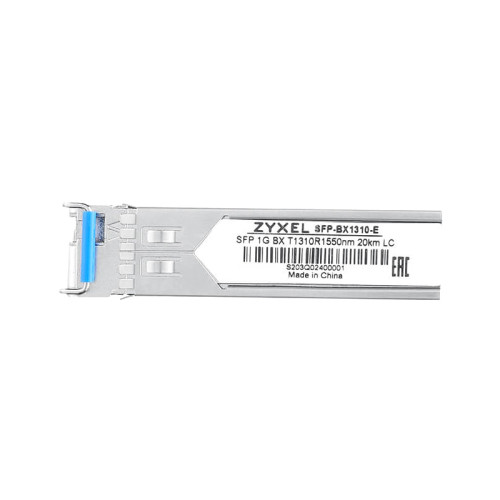 Трансивер/ ZYXEL SFP-BX1310-E (pack of 10 pcs) , SFP transceiver WDM, single mode, SFP, LC, Tx1310 / Rx1550, 20 km