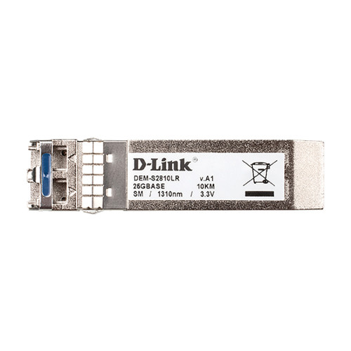 Трансивер/ DEM-S2810LR SFP28 Transceiver, 25GBase-LR, Duplex LC, 1310nm, Single-mode, 10KM