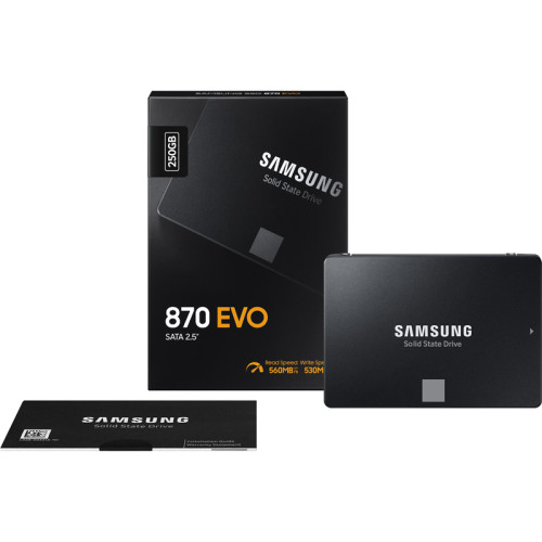 Твердотельные накопители/ Samsung SSD 870 EVO, 250GB, 2.5