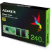 Твердотельный накопитель/ ADATA SSD Ultimate SU650, 240GB, M.2(22x80mm), SATA3, 3D TLC, R/W 550/500MB/s, IOPs 80 000/60 000, TBW 140, DWPD 0.5 (3 года)