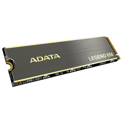 Твердотельный накопитель/ ADATA SSD LEGEND 850, 2TB, M.2(22x80mm), NVMe 1.4, PCIe 4.0 x4, 3D NAND, R/W 5000/4500MB/s, IOPs 400 000/550 000, TBW 2000, DWPD 0.54, with Heat Sink (5 лет)