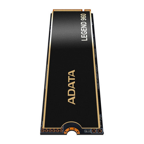 Твердотельный накопитель/ ADATA SSD LEGEND 960, 4000GB, M.2(22x80mm), NVMe 1.4, PCIe 4.0 x4, 3D NAND, R/W 7400/6800MB/s, IOPs 700 000/550 000, DRAM buffer 4000MB, TBW 3120, DWPD 0.43, with Heat Spreader (5 лет)