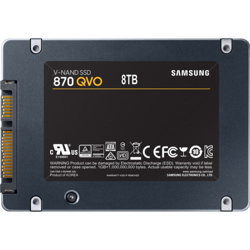 Твердотельные накопители/ Samsung SSD 870 QVO, 8000GB, 2.5