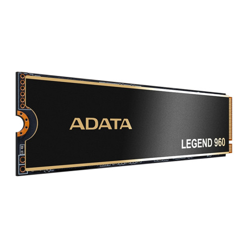 Твердотельный накопитель/ ADATA SSD LEGEND 960, 4000GB, M.2(22x80mm), NVMe 1.4, PCIe 4.0 x4, 3D NAND, R/W 7400/6800MB/s, IOPs 700 000/550 000, DRAM buffer 4000MB, TBW 3120, DWPD 0.43, with Heat Spreader (5 лет)