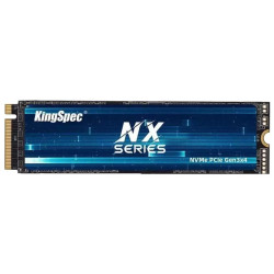 Твердотельный накопитель/ Kingspec SSD NX-128 2280, 128GB, M.2(22x80mm), NVMe, PCIe 3.0 x4, 3D TLC, R/W 2200/800MB/s, IOPs 380 000/320 000, TBW 125, DWPD 0.89 (3 года)