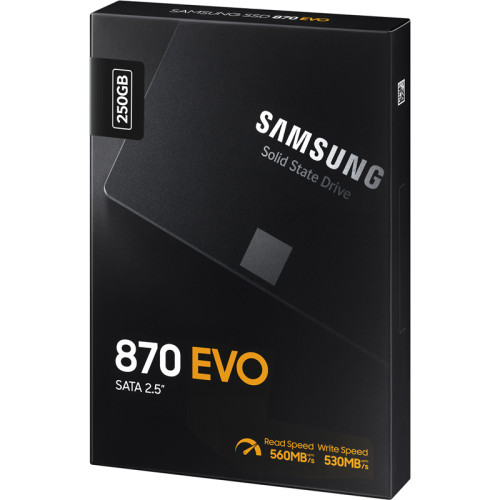 Твердотельные накопители/ Samsung SSD 870 EVO, 250GB, 2.5