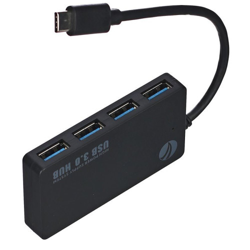 Кабель-адаптер/ Кабель-адаптер  USB3.1 Type-CM --> 4*USB3.0 (F) VCOM <DH302C>