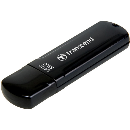 Флеш-накопитель/ Transcend 64GB JETFLASH 750, black