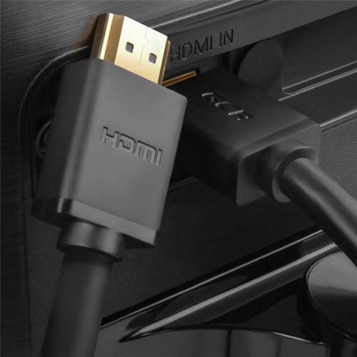 Greenconnect Кабель 3.0m HDMI версия 1.4, черный, OD7.3mm, 30/30 AWG, позолоченные контакты, Ethernet 10.2 Гбит/с, 3D, 4K, GCR-HM410-3.0m, экран