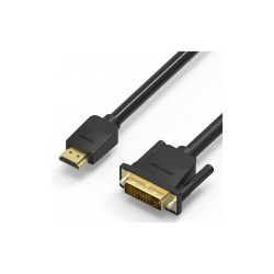 Кабель Vention HDMI 19M/DVI-D Dual link 25M - 3 м.