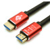 Кабель HDMI 1 m (Red/Gold, в пакете)  VER 2.0