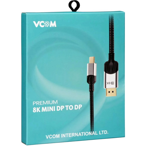 Кабель-переходник/ Кабель-переходник Mini DisplayPort M -> Display Port M 1.4V 1,8м VCOM <CG685-1.8M>