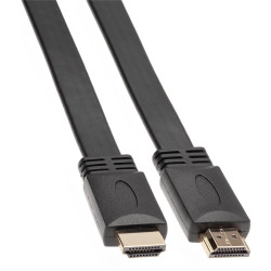 Кабель/ Кабель HDMI 19M/M ,плоский,ver. 2.0, 4K@60 Hz 1m VCOM <CG522F-1M>