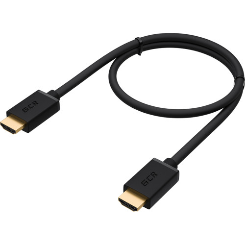 GCR Кабель 1.8m HDMI версия 1.4, черный, OD7.3mm, 30/30 AWG, позолоченные контакты, Ethernet 10.2 Гбит/с, 3D, 4K, GCR-HM410-1.8m, экран