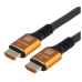 Кабель GoPower Ultra High Speed HDMI (m)-HDMI (m) 2.0м нейлон ver.2.1 8K 60Hz серый в пакете (1/150)