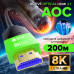 GCR Кабель 20.0m оптический HDMI 2.1 8K 60Hz, 4K 144Hz, 4:4:4, высокоскоростной 48.0 Гбит/с, 3D