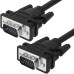 Кабель SVGA  серый  1.8м   dual link 15M / 15M  ферритовые кольца 15M / 15M Premium, 28/28 AWG, двойной экран