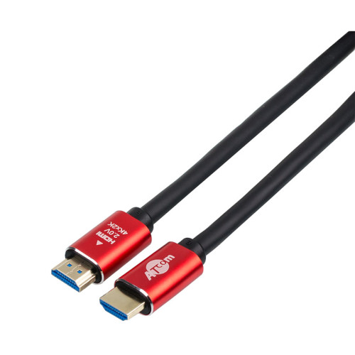 Кабель HDMI 1 m (Red/Gold, в пакете)  VER 2.0