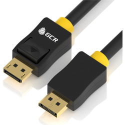 Greenconnect Кабель PROF 10.0m DisplayPort v1.2, 20M/20M, черный, ферритовые кольца, 28/26 AWG, GCR-50952