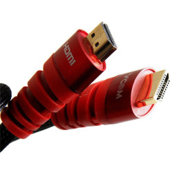 Кабель/ Кабель HDMI 19M/M ver. black and red 2.0, 3m VCOM <CG526S-R-3M> Blister