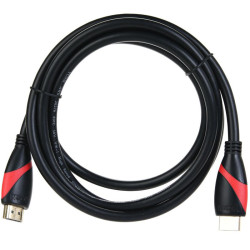 Кабель/ Кабель HDMI 19M/M ver. 2.0 black red, 1.8m VCOM <CG525-R-1.8>