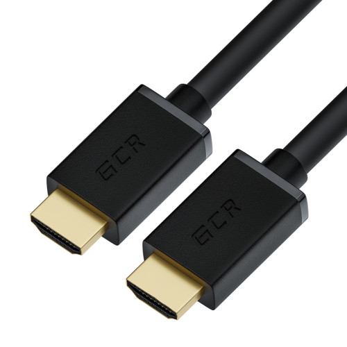 GCR Кабель 2.0m HDMI версия 1.4, черный, OD7.3mm, 30/30 AWG, позолоченные контакты, Ethernet 10.2 Гбит/с, 3D, 4K, GCR-HM410-2.0m, экран