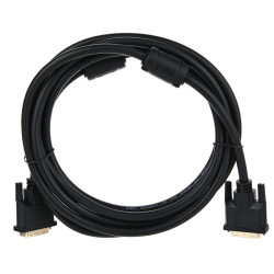 Кабель/ Кабель DVI-DVI Dual Link (25M-25M), 3m, 2 фильтра VCOM <VDV6300-3M>