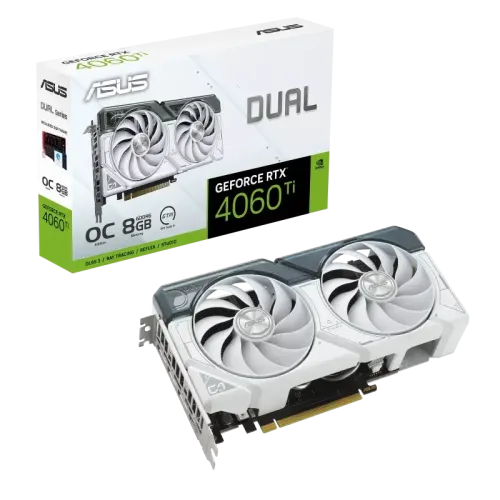 Видеокарта/ DUAL-RTX4060TI-O8G-WHITE