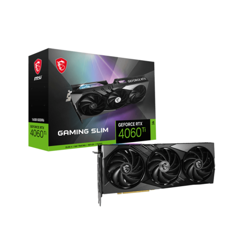 Видеокарта/ GeForce RTX 4060 Ti GAMING SLIM 16G