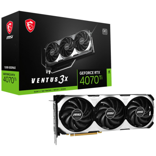 Видеокарта/ GeForce RTX 4070 Ti VENTUS 3X E1 12G OC