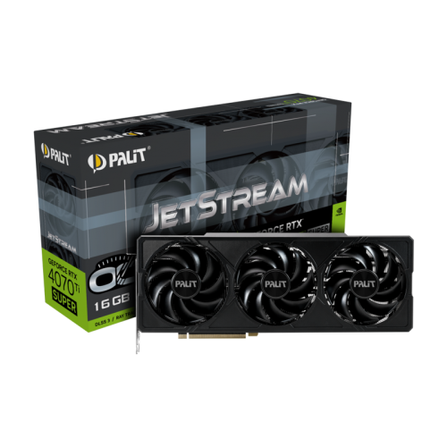 Видеокарта/ RTX4070Ti SUPER JETSTREAM OC 16GB GDDR6X 256-bit DPx3 HDMI 3FAN RTL