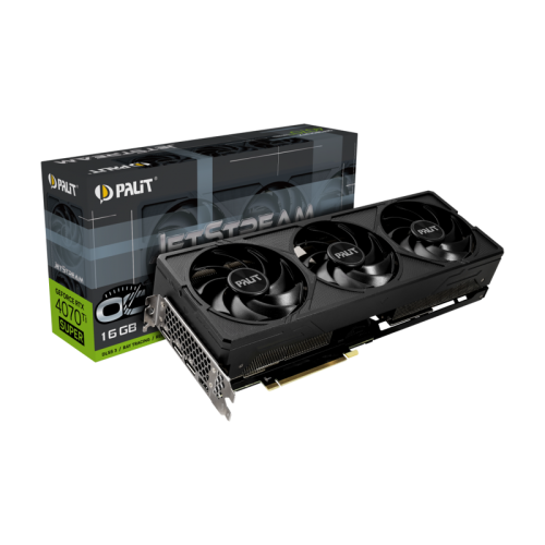 Видеокарта/ RTX4070Ti SUPER JETSTREAM OC 16GB GDDR6X 256-bit DPx3 HDMI 3FAN RTL