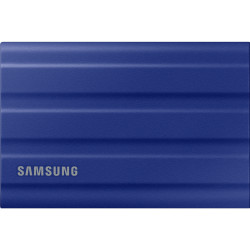 Внешние HDD и SSD/ Samsung External SSD T7 Shield, 2TB, Type C-to-C/A, USB 3.2 Gen2, R/W 1050/1000MB/s, IP65, 88x59x13mm, 98g, Blue (12 мес.)