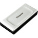 Твердотельный накопитель/ Kingston External SSD XS2000, 500GB, Type-C, USB 3.2 Gen 2x2, R/W 2000/2000MB/s, IP55, 70x33x14mm, Silver (5 лет)