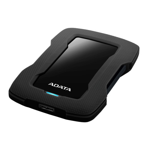 Внешний жесткий диск/ Portable HDD 1TB ADATA HD330 (Black), Silicone, USB 3.2 Gen1, 133x89x16mm, 190g /3 года/