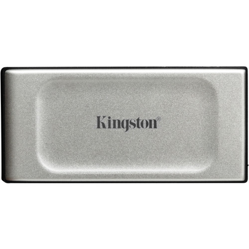 Твердотельный накопитель/ Kingston External SSD XS2000, 500GB, Type-C, USB 3.2 Gen 2x2, R/W 2000/2000MB/s, IP55, 70x33x14mm, Silver (5 лет)