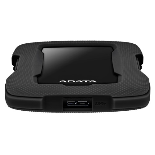 Внешний жесткий диск/ Portable HDD 1TB ADATA HD330 (Black), Silicone, USB 3.2 Gen1, 133x89x16mm, 190g /3 года/