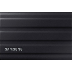 Внешние HDD и SSD/ Samsung External SSD T7 Shield, 2TB, Type C-to-C/A, USB 3.2 Gen2, R/W 1050/1000MB/s, IP65, 88x59x13mm, 98g, Black (12 мес.)