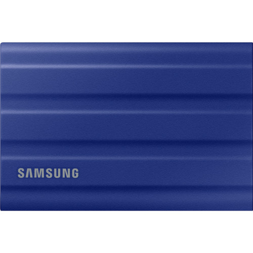 Внешние HDD и SSD/ Samsung External SSD T7 Shield, 1TB, Type C-to-C/A, USB 3.2 Gen2, R/W 1050/1000MB/s, IP65, 88x59x13mm, 98g, Blue (12 мес.)