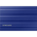 Внешние HDD и SSD/ Samsung External SSD T7 Shield, 1TB, Type C-to-C/A, USB 3.2 Gen2, R/W 1050/1000MB/s, IP65, 88x59x13mm, 98g, Blue (12 мес.)