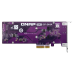 Плата расширения/ QNAP QM2-2P-244A 2 x M.2 22110 or 2280 PCIe (Gen2 x 4) NVMe SSD slots  expansion card, Low-profile bracket pre-loaded, Low-profile flat and Full-height are bundled (shorter version to support TVS-x82/TS-x77 PCIe slot 2 & slot 3)