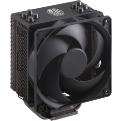 Кулер для процессора/ Cooler Master Hyper 212 Black Edition (150W, 4-pin, 158.8mm, tower, Al/Cu, fans: 1x120mm/42CFM/26dBA/2000rpm, 2066/2011-v3/2011/1366/115x/AM4/AM3+/AM3/AM2+/AM2/FM2+/FM2/FM1)