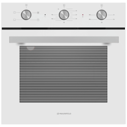 Шкаф духовой электрический MAUNFELD AEOC.575B/ Духовой шкаф, Тип: электрический 60 см, таймер, 3 режима, утапливаемые переключатели, гидролизная очистка, цвет белый