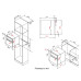 Духовой шкаф встраиваемый полноразмерный, 60 см, механическое управление, 4 режима,  объем духовки 65л, поворотные переключатели, панель управления - черное стекло, универсальный противень, решетка-гриль, двойное стекло дверцы, легко-съемное большое внутр