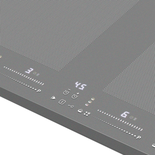 Встраиваемые индукционные панели MAUNFELD/ Индукционная, 60 см, Управление: слайдерное, сенсорное, Flex Zone и Booster, Таймер, Быстрый нагрев, стеклокерамика, серый