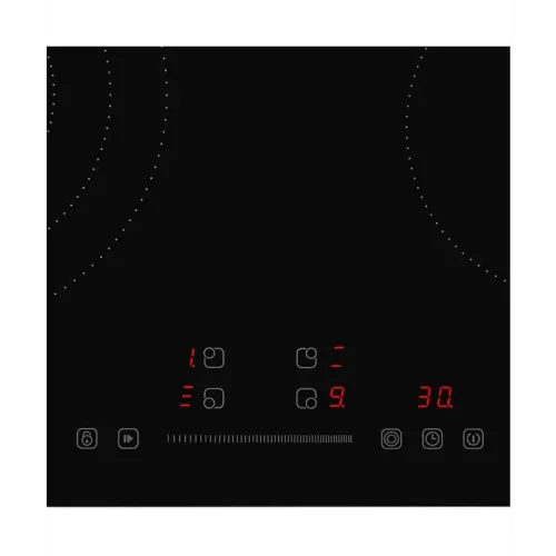 Встраиваемые электрические панели Kuppersberg/ Электрическая независимая варочная поверхность, стеклокерамика KANGER, ширина 60 см, 4 зоны ускоренного нагрева HI-Light, управление электронное сенсорное/слайдер, 5 цифровых дисплев, 9 уровней мощности, авто