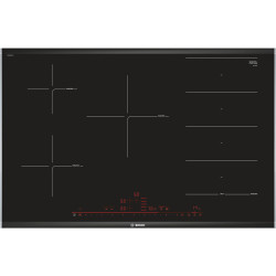 Индукционная,  5.1x80.2x52.7, стеклокерамическая поверхность, индукция, независ., без рамки, цвет:черный