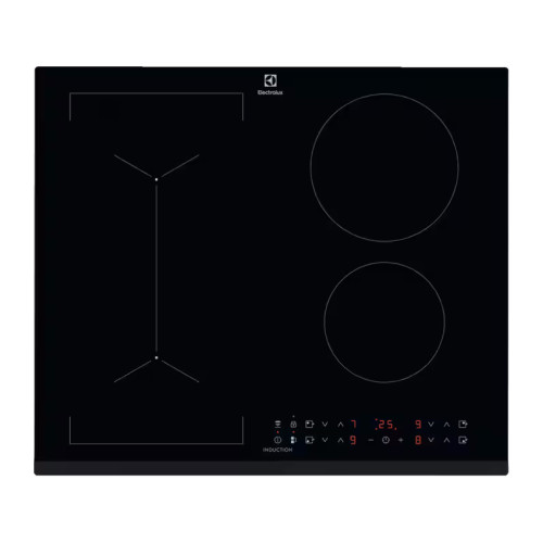 Встраиваемые индукционные панели ELECTROLUX/ индукционная варочная поверхность, цвет: Черный, сенсорное управление, 3-хступенчатая индикация остаточного тепла, акустический сигнал (вкл/выкл), автоматика закипания, блокировка панели управления, Таймер откл