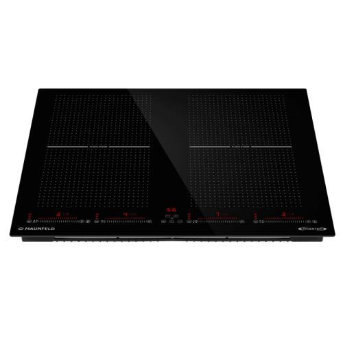Встраиваемые индукционные панели MAUNFELD/ Индукционная варочная панель, 60 см, 4 конфорки, Flex Zone, слайдерное управление, мощность конфорок 2000, 2000, 1500, 1500 Вт, технология непрерывного нагрева, таймер, быстрый нагрев, автоматическое выключение, 